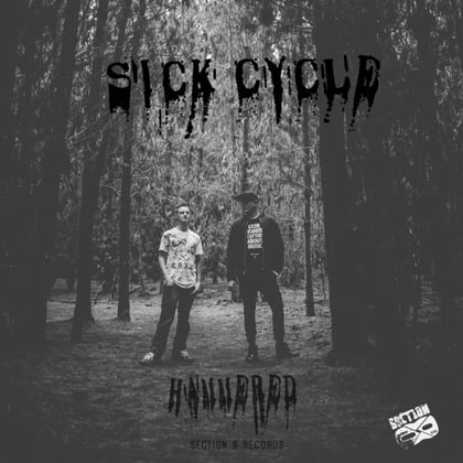 Hammered album by Sick Cycle - Drum and Bass Cover Art