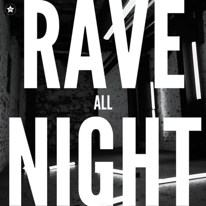 Rave All Night album by Bare Up - Drum and Bass Cover Art