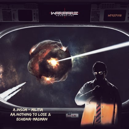 Militia / Madman album by Nothing to Lose - Drum and Bass Cover Art