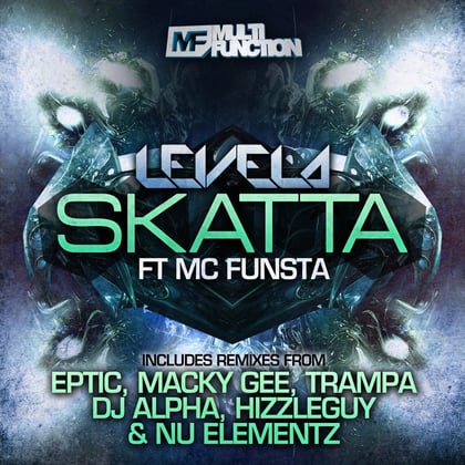 Skatta album by Levela & MC Funsta - Drum and Bass Cover Art