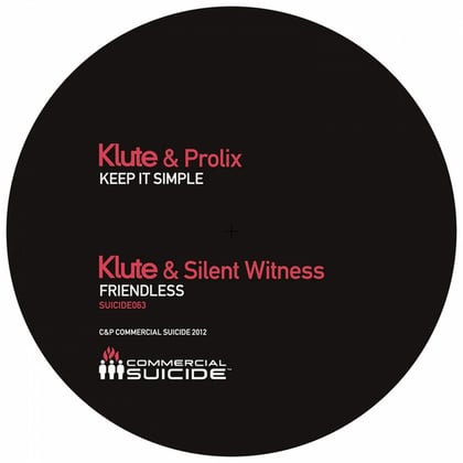 Keep It Simple / Friendless album by Klute, Prolix & Silent Witness - Drum and Bass Cover Art