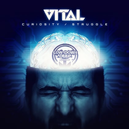 Curiosity / Struggle album by Vital - Drum and Bass Cover Art
