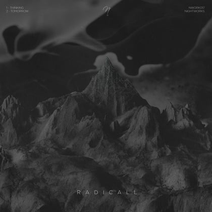 Thinking / Tomorrow album by Radicall - Drum and Bass Cover Art