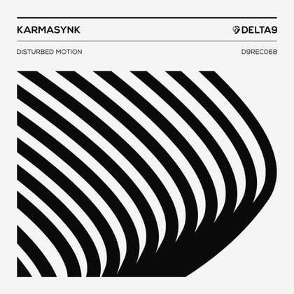 Disturbed Motion album by KarmasynK - Drum and Bass Cover Art