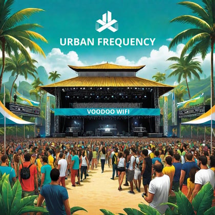 Voodoo Wifi album by Urban Frequency - Drum and Bass Cover Art
