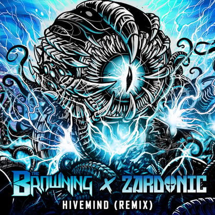 HIVEMIND (Zardonic Remix) album by Zardonic - Drum and Bass Cover Art