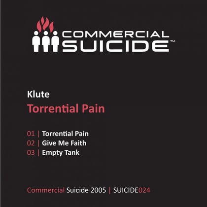 Torrential Pain album by Klute - Drum and Bass Cover Art