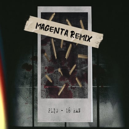 16 RAN album by Magenta - Drum and Bass Cover Art