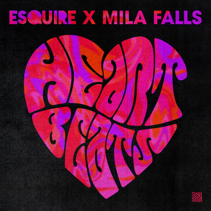 Heartbeats album by Skepsis, eSQUIRE & Mila Falls - Drum and Bass Cover Art