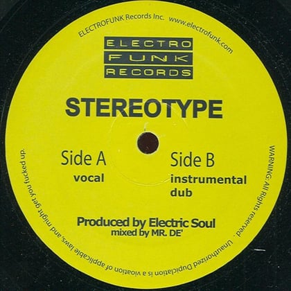 Stereotype album by Electric Soul - Drum and Bass Cover Art