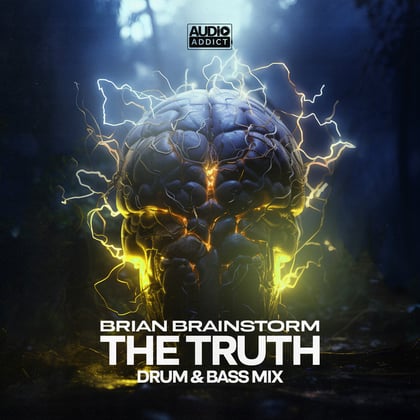 The Truth (D&B Mix) album by Brian Brainstorm - Drum and Bass Cover Art