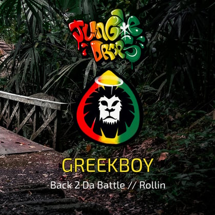 Jungle Drops 23 album by Greekboy - Drum and Bass Cover Art
