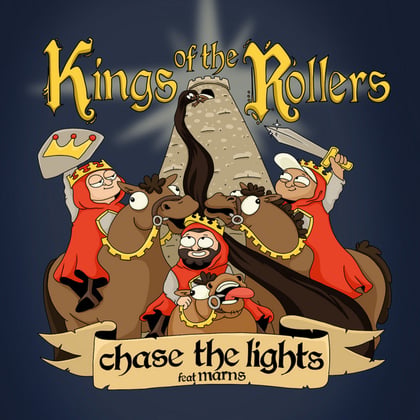 Chase The Lights album by Kings Of The Rollers & Marns - Drum and Bass Cover Art