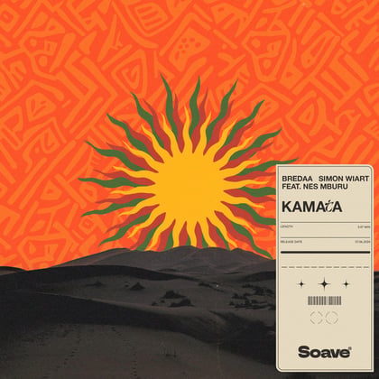 Kamata album by Tengu, Bredaa & Simon Wiart - Drum and Bass Cover Art