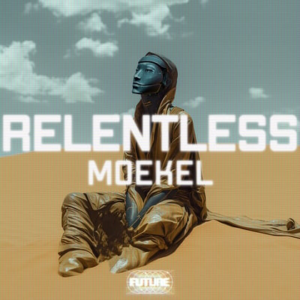 Relentless album by Moekel - Drum and Bass Cover Art
