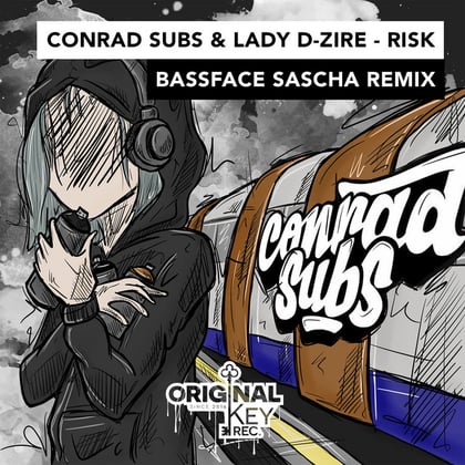 Risk (Bassface Sascha Remix) album by Conrad Subs & Bassface Sascha - Drum and Bass Cover Art