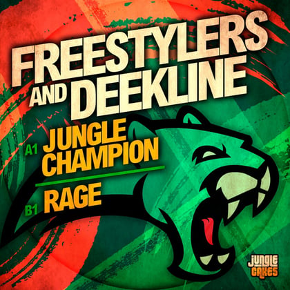 Jungle Champion / Rage album by Ed Solo, Deekline & Freestylers - Drum and Bass Cover Art