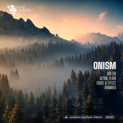Driftin album by ONISM - Drum and Bass Cover Art