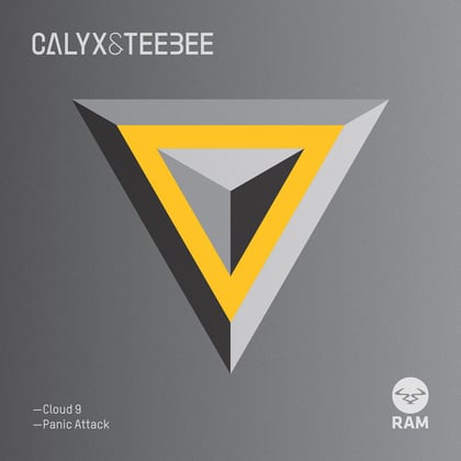 Cloud 9 / Panic Attack album by Calyx, Teebee & Calyx & TeeBee - Drum and Bass Cover Art