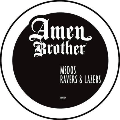 Ravers & Lazers album by MSDOS - Drum and Bass Cover Art
