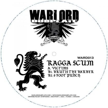Victims album by Ragga Scum - Drum and Bass Cover Art