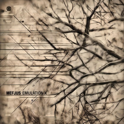 Emulation X album by Mefjus - Drum and Bass Cover Art
