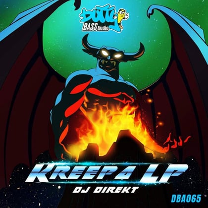 Kreepa Lp album by DJ Direkt - Drum and Bass Cover Art