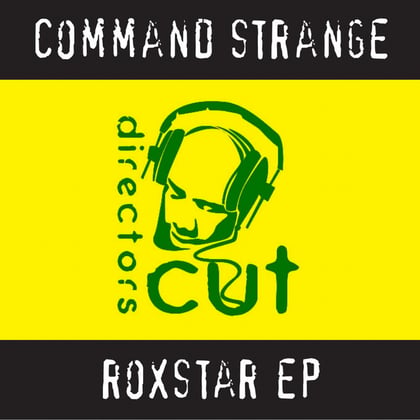 Roxstar EP album by Alibi & Command Strange - Drum and Bass Cover Art