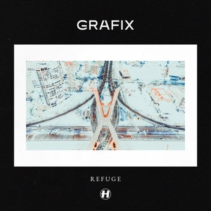 Refuge album by Grafix - Drum and Bass Cover Art