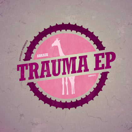 Trauma EP album by Arkaik - Drum and Bass Cover Art