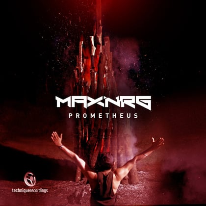 Prometheus album by MaxNRG - Drum and Bass Cover Art