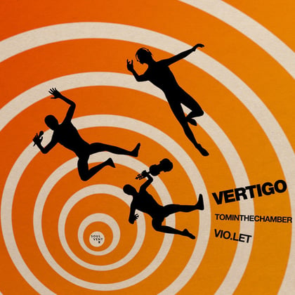 Vertigo album by TomInTheChamber & Vio.let - Drum and Bass Cover Art