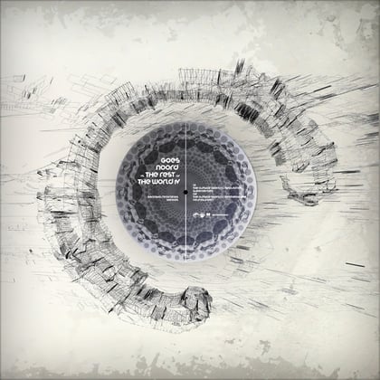 Goes Noord vs The Rest of the World IV album by The Outside Agency - Drum and Bass Cover Art