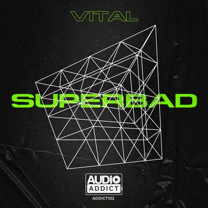 Superbad album by Vital - Drum and Bass Cover Art