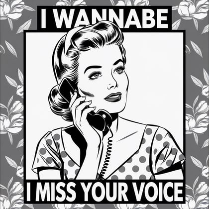 I Miss Your Voice album by I Wannabe - Drum and Bass Cover Art