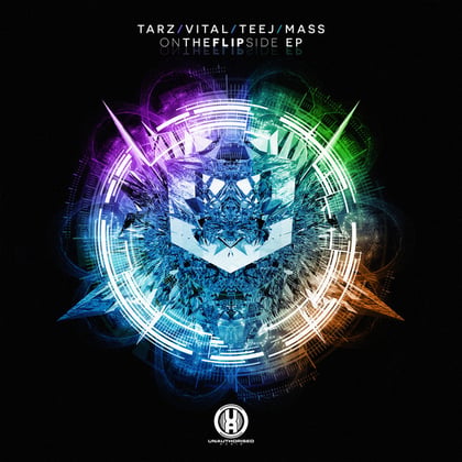 On The Flip Side album by Vital, Teej, Tarz & MASS - Drum and Bass Cover Art