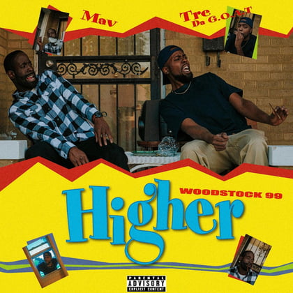 Higher album by MAV - Drum and Bass Cover Art