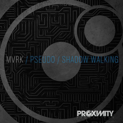 Pseudo/Shadow Walking album by MVRK - Drum and Bass Cover Art