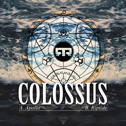 Apollo/Riptide album by Colossus - Drum and Bass Cover Art