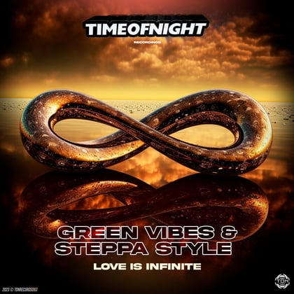 Love is Infinite album by Green Vibes & Steppa Style - Drum and Bass Cover Art