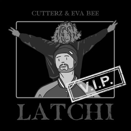 Latchi V.I.P. album by EVABEE - Drum and Bass Cover Art