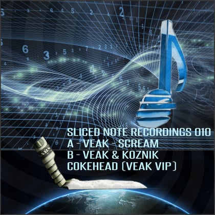 Scream / Cokehead (Veak VIP) album by Veak - Drum and Bass Cover Art