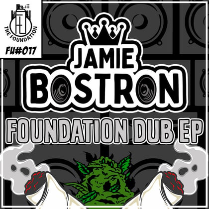 Foundation Dub album by Jamie Bostron - Drum and Bass Cover Art