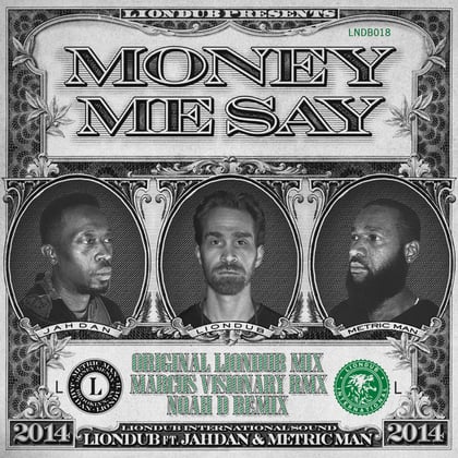 Money Me Say album by Liondub - Drum and Bass Cover Art