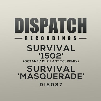 1502 (Octane, DLR, Ant TC1 Remix) / Masquerade album by Survival - Drum and Bass Cover Art