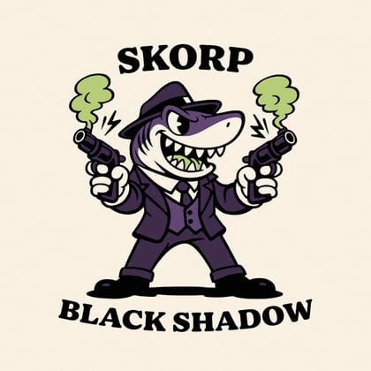 Black Shadow album by Skorp - Drum and Bass Cover Art