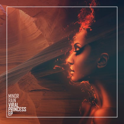 Viral Princess EP album by Minor Rain - Drum and Bass Cover Art