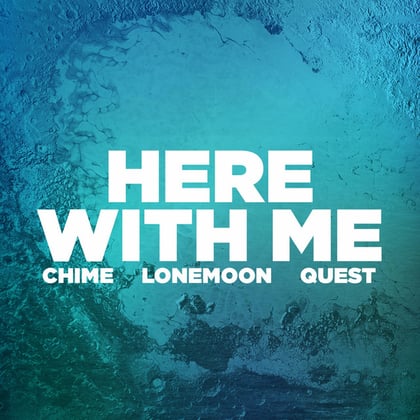 Here With Me album by BOP, Chime, LoneMoon & QuESt - Drum and Bass Cover Art