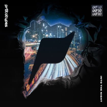 Into The Night [UKF10] album by The Prototypes - Drum and Bass Cover Art