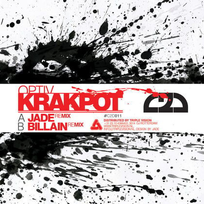 Optiv - Krakpot Remixes album by Optiv - Drum and Bass Cover Art